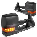1999-2006 Chevrolet Silverado GMC Sierra Towing Mirrors LED Signal Pair