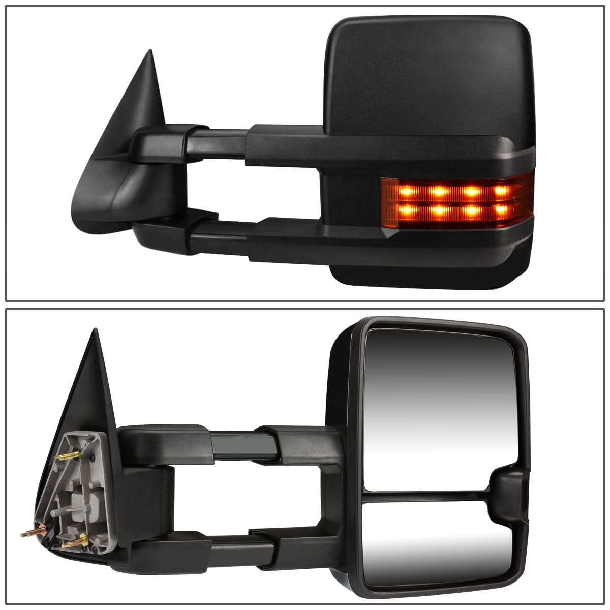 1999-2006 Chevrolet Silverado GMC Sierra Towing Mirrors LED Signal Pair