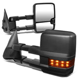 99-06 Chevy Silverado GMC Sierra Towing Mirrors Powered Heated LED