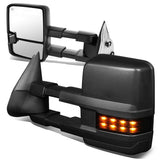 99-06 Chevy Silverado GMC Sierra Powered Heated LED Towing Mirrors