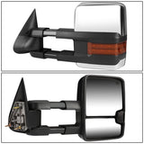 99-06 Chevy Silverado GMC Sierra Powered Heated LED Towing Mirrors