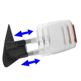 2007-2016 Toyota Tundra Powered Heated LED Towing Mirrors - Chrome