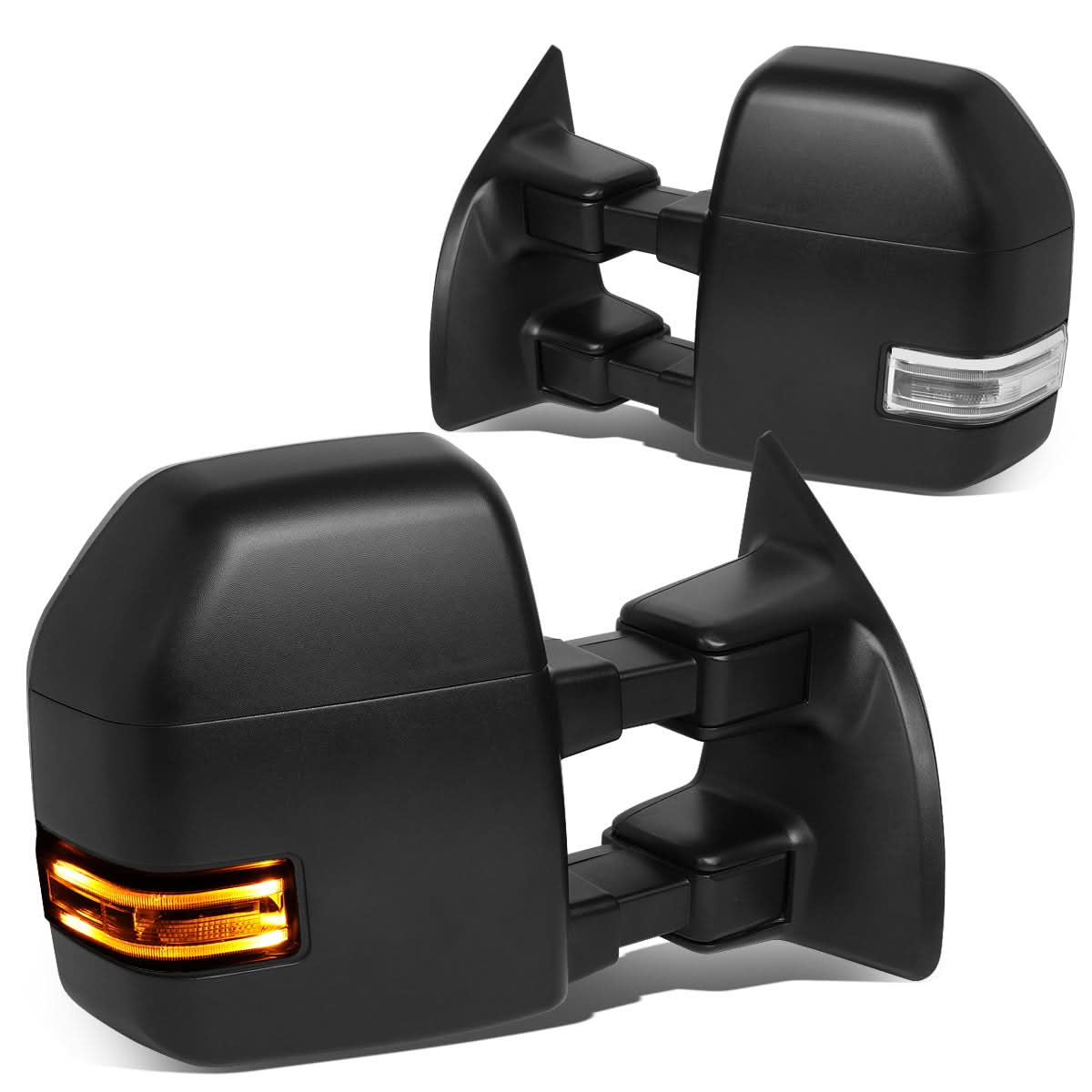 99-07 Ford F-250 F-350 F-450 F-550 Powered Heated LED Towing Mirrors