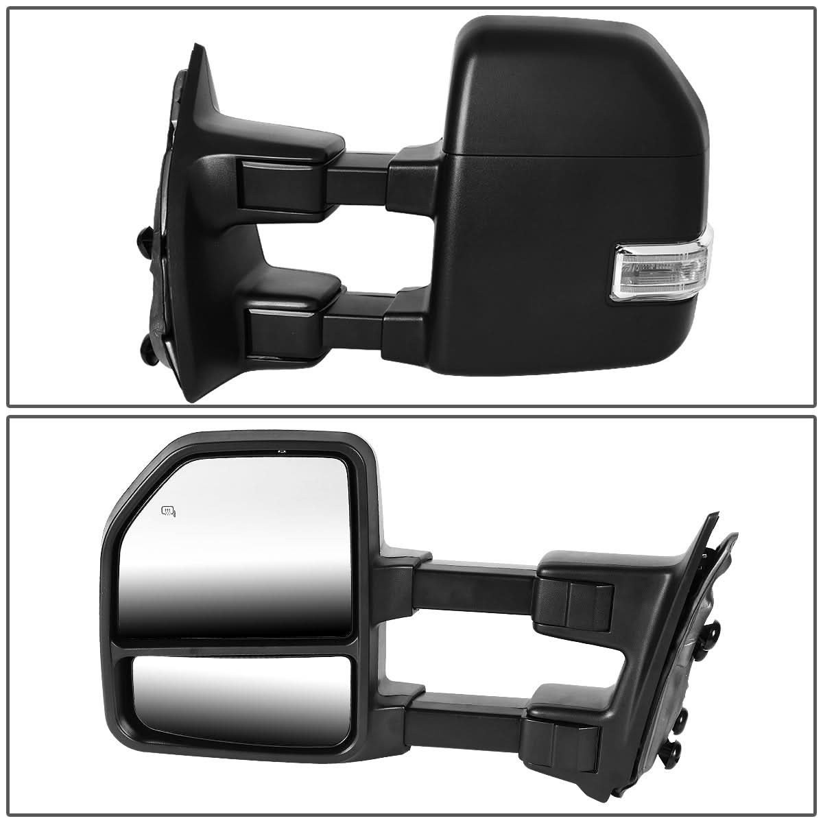 08-16 Ford F-250 F-350 F-450 F-550 Powered Heated Towing Mirrors LED