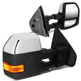 2004-2014 Ford F-150 Manual Towing Mirrors w/ Puddle Light & LED Signal