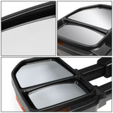 08-16 Ford F-250 F-350 F-450 F-550 Manual Towing Mirrors w/ LED Signal