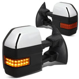 08-16 Ford F-250 F-350 F-450 F-550 Super Duty Manual Towing Mirrors LED