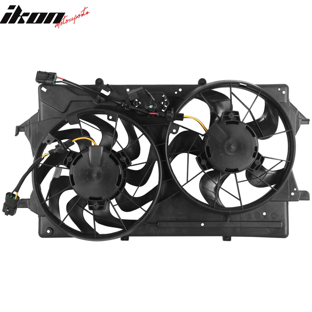 2003-2004 Ford Focus 2.0L DOHC Dual Engine Radiator Cooling Fan Assembly FO3115153 3S4Z-8C607CD