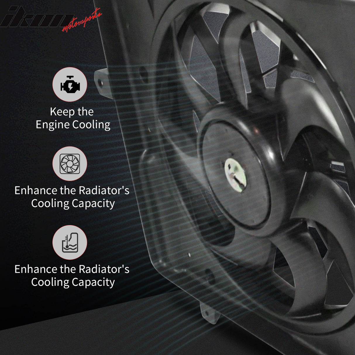 2015-2021 Nissan Murano 3.5L OE Style Engine A/C Dual Cooling Fan