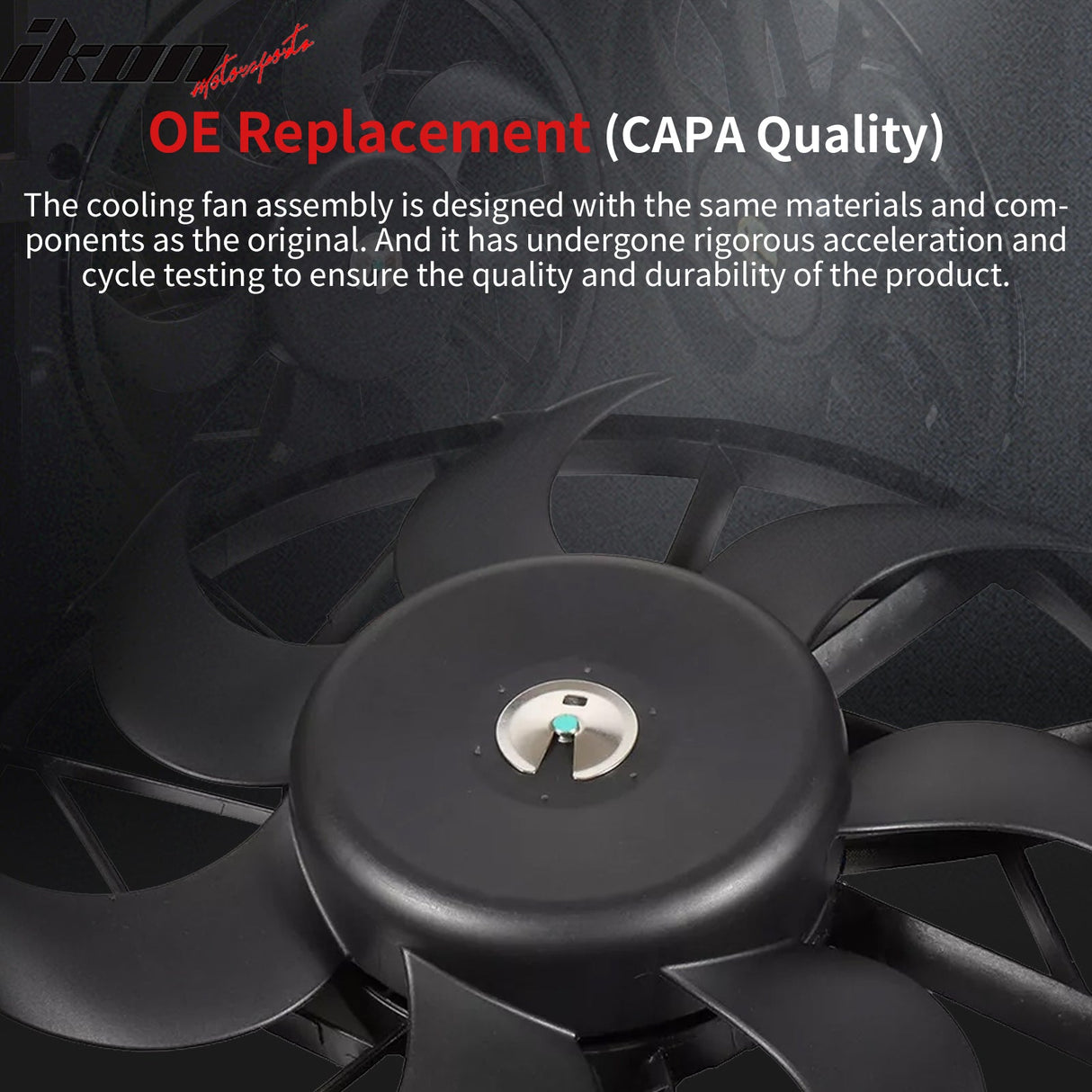 2013-2014 Hyundai Genesis Coupe L4/2.0L W/ Resistor Cooling Fan Kit