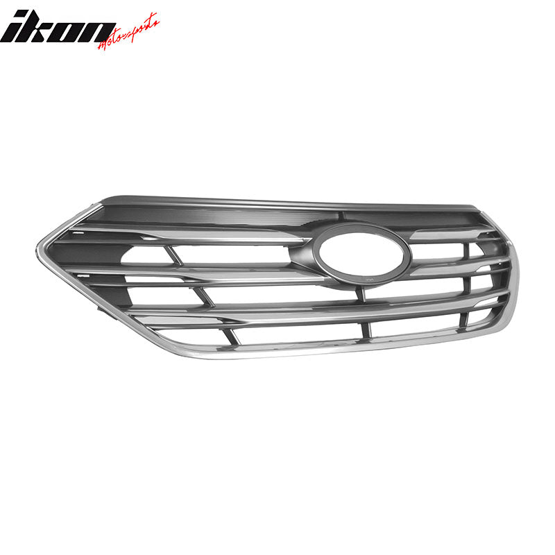 2017-2018 Hyundai Santa Fe Sport OE Style Front Bumper Upper Grill ABS