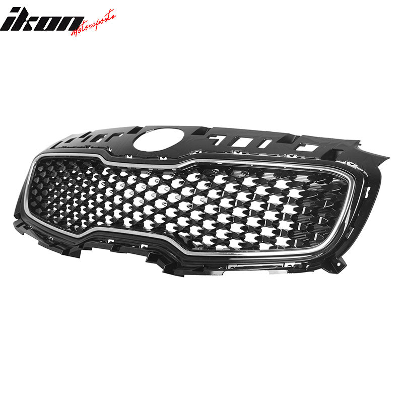 2017-2019 Kia Sportage OE Style Front Bumper Upper Grille Grill ABS