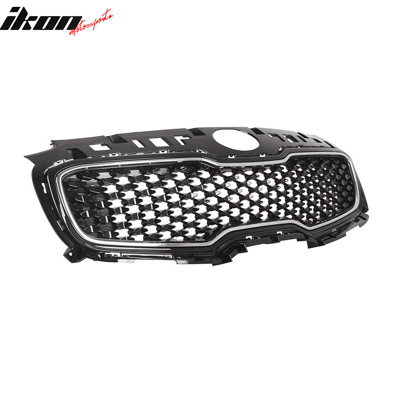 2017-2019 Kia Sportage OE Style Front Bumper Upper Grille Grill ABS
