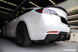 2017-2023 Tesla Model 3 VRS Style Carbon Fiber Rear Lip Diffuser