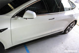 2017-2023 Tesla Model 3 VRS Style Carbon Fiber Side Skirts