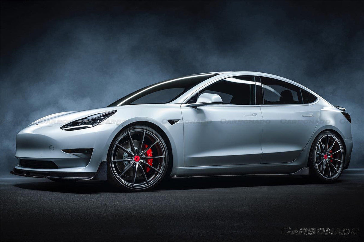 2017-2023 Tesla Model 3 VRS Style Carbon Fiber Front Lip