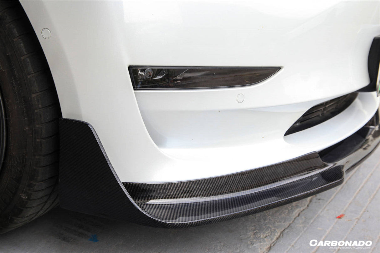 2017-2023 Tesla Model 3 VRS Style Carbon Fiber Front Lip