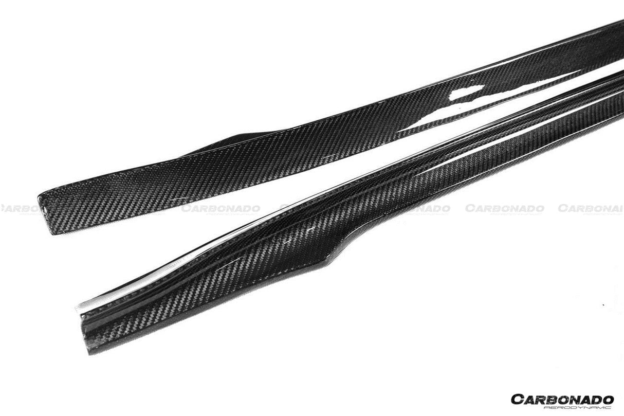 2017-2023 Tesla Model 3 VRS Style Carbon Fiber Side Skirts