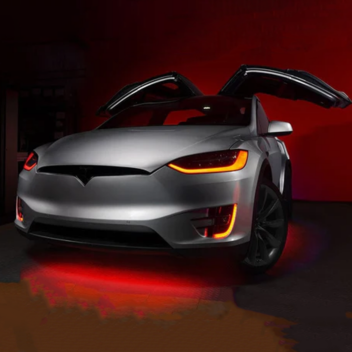 Tesla Model X DRL Boards (Multicolor Flow) 2016-2021
