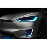 Tesla Model X DRL Boards (Multicolor Flow) 2016-2021
