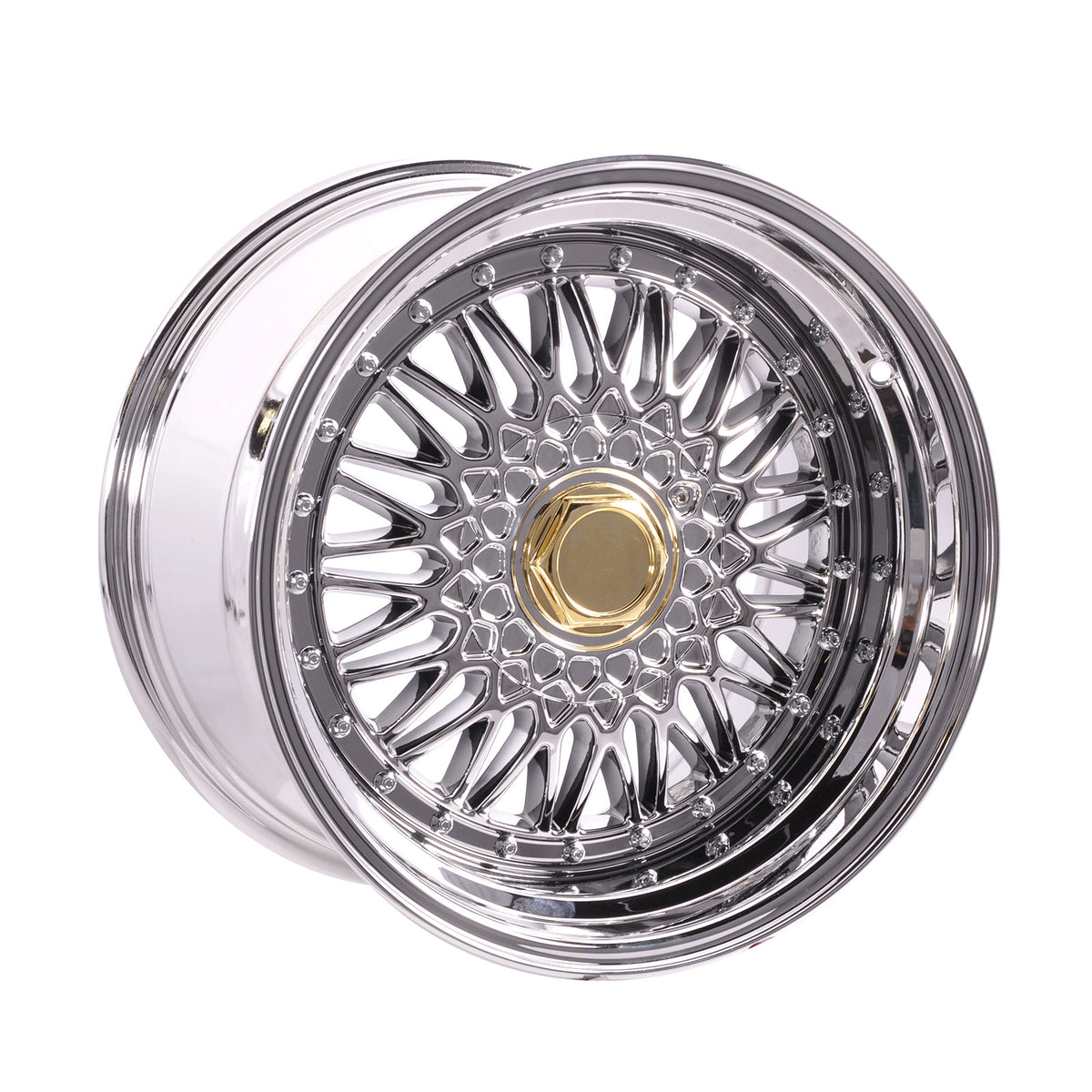 (4) 17X10 +25 5X100 / 5X114.3 Step Lip Deep Dish Mesh Wheels Rims