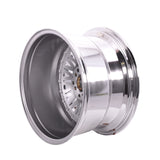 (4) 17X10 +25 5X100 / 5X114.3 Step Lip Deep Dish Mesh Wheels Rims