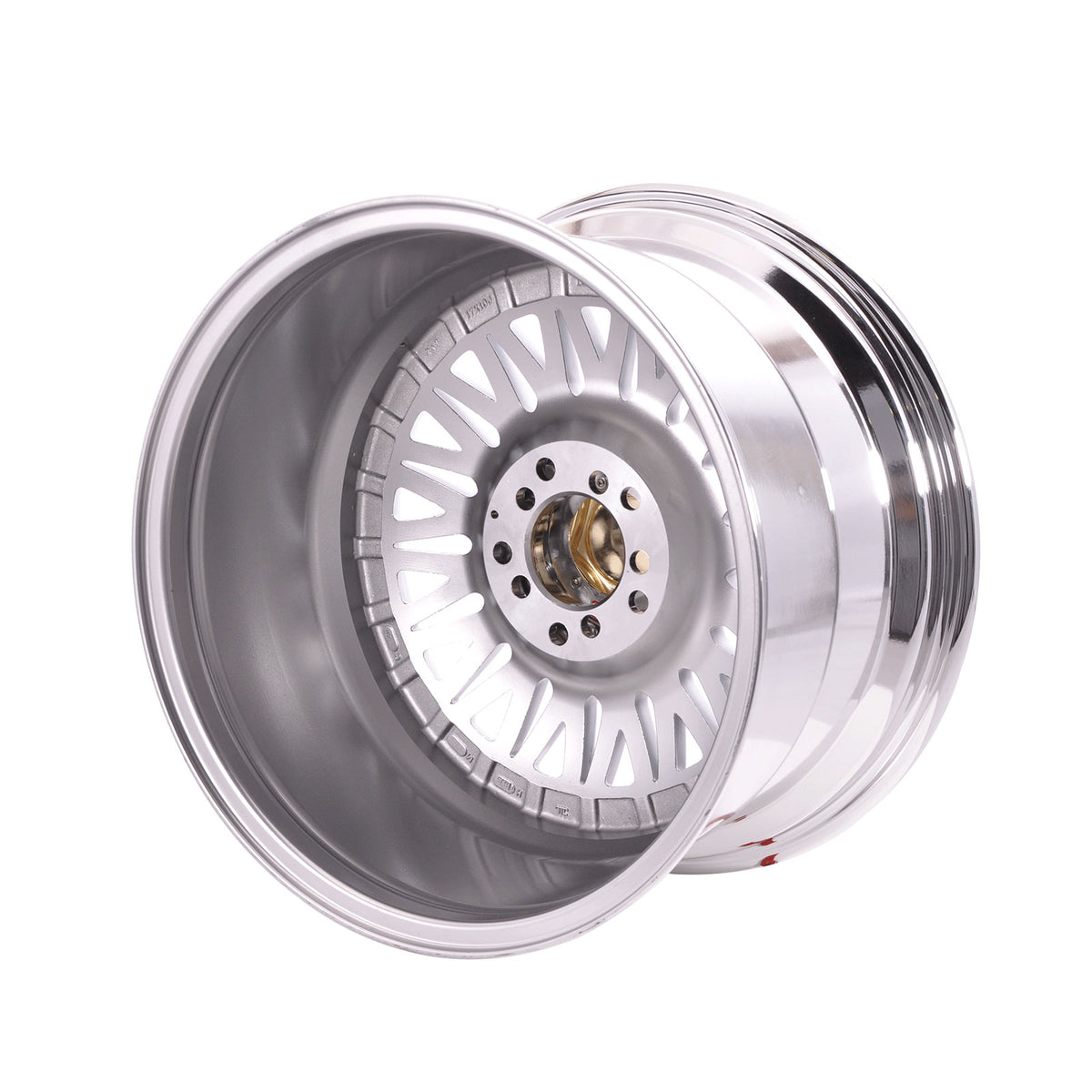 (4) 17X10 +25 5X100 / 5X114.3 Step Lip Deep Dish Mesh Wheels Rims