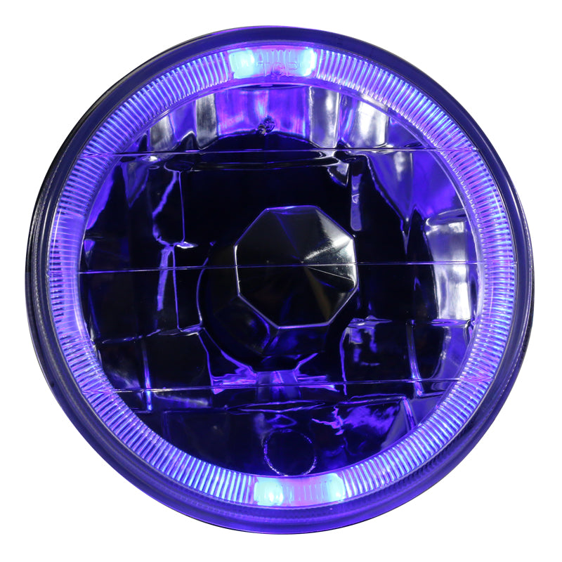 Universal 2PCS 5" Round Headlights Conversion Semi Sealed White LED