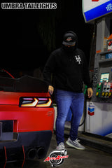 2014-2015 Chevy Camaro Umbra LED Taillights – Gloss Black/Smoke Lens