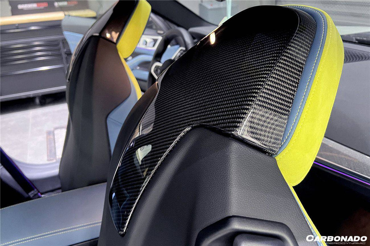 2021-UP BMW M4   M3 G82 G83 G80 OE Style Carbon Fiber UP Seat-back Cover