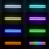 Universal Flexible DRL Tube Diffused Strips | Multicolor