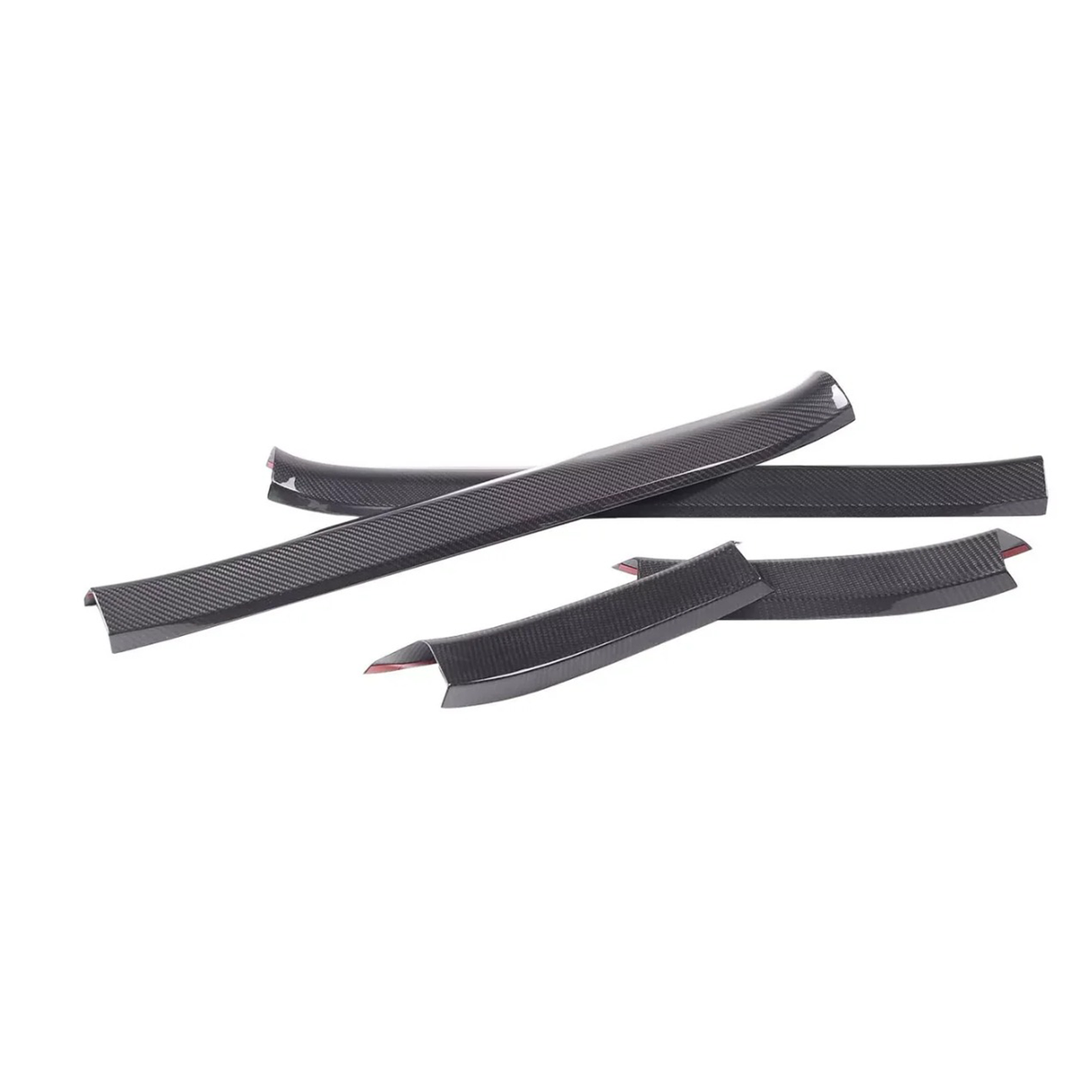 Carbon Fiber Interior Door Sill Trim Cover for Chevrolet Corvette C8 Z51 Z06