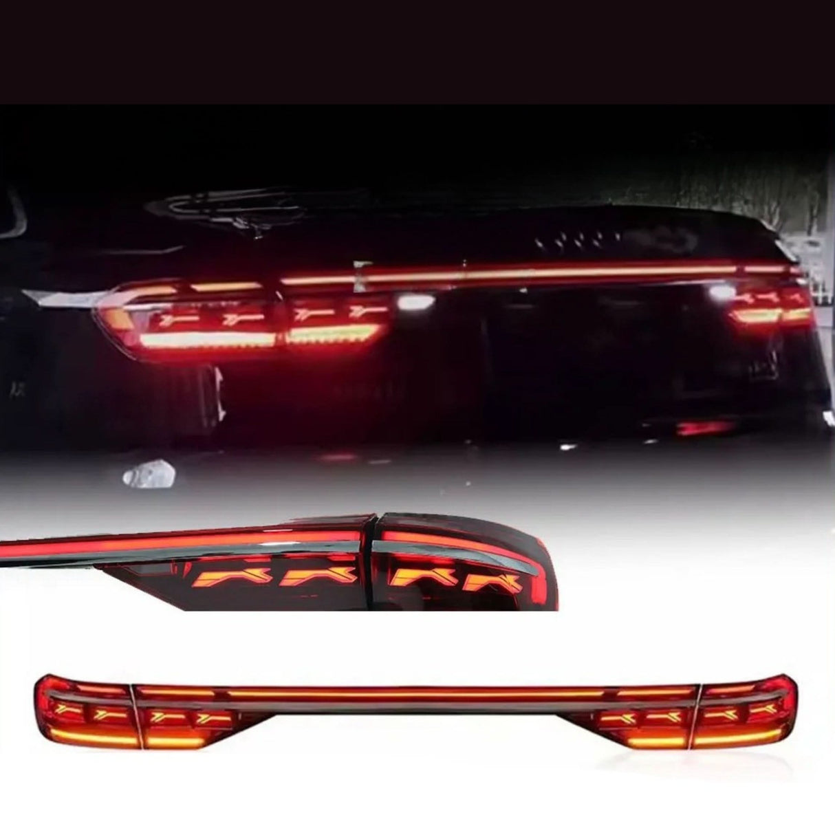 Audi A6 C8 LED Tail Lights – A8-Style Full Rear Light Assembly (2019–2024)