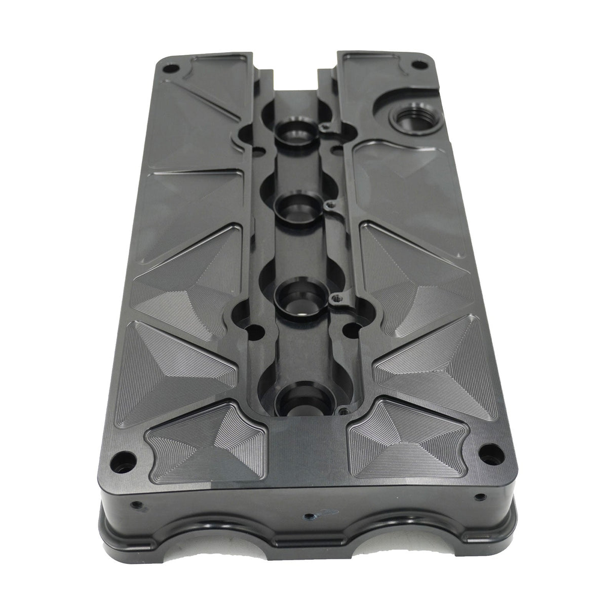 Billet B Series Vented Valve Cover Baffle B16 B18 AN10 For Honda Acura DOHC Vtec