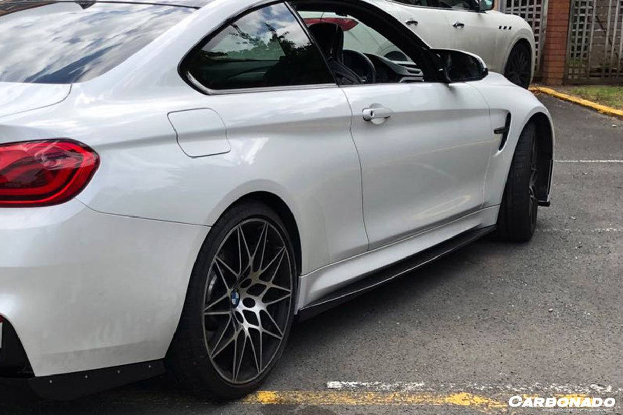 2014-2020 BMW M3 F80 M4 F82 VA Style Carbon Fiber Side Skirts