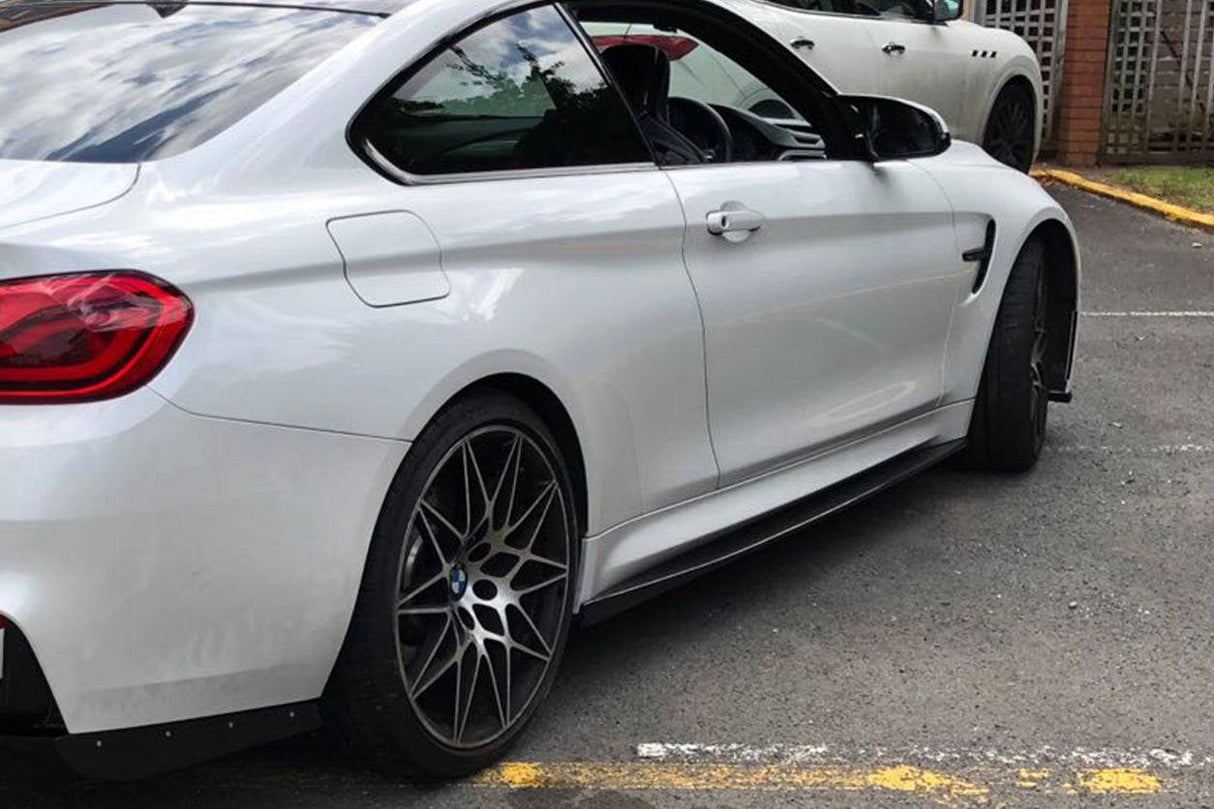 2014-2020 BMW M3 F80 M4 F82 VA Style Carbon Fiber Side Skirts