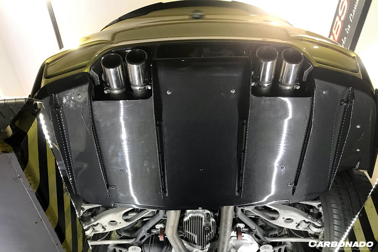 2014-2020 BMW M3 F80 M4 F82 VA Style Carbon Fiber Rear  Diffuser  Lip