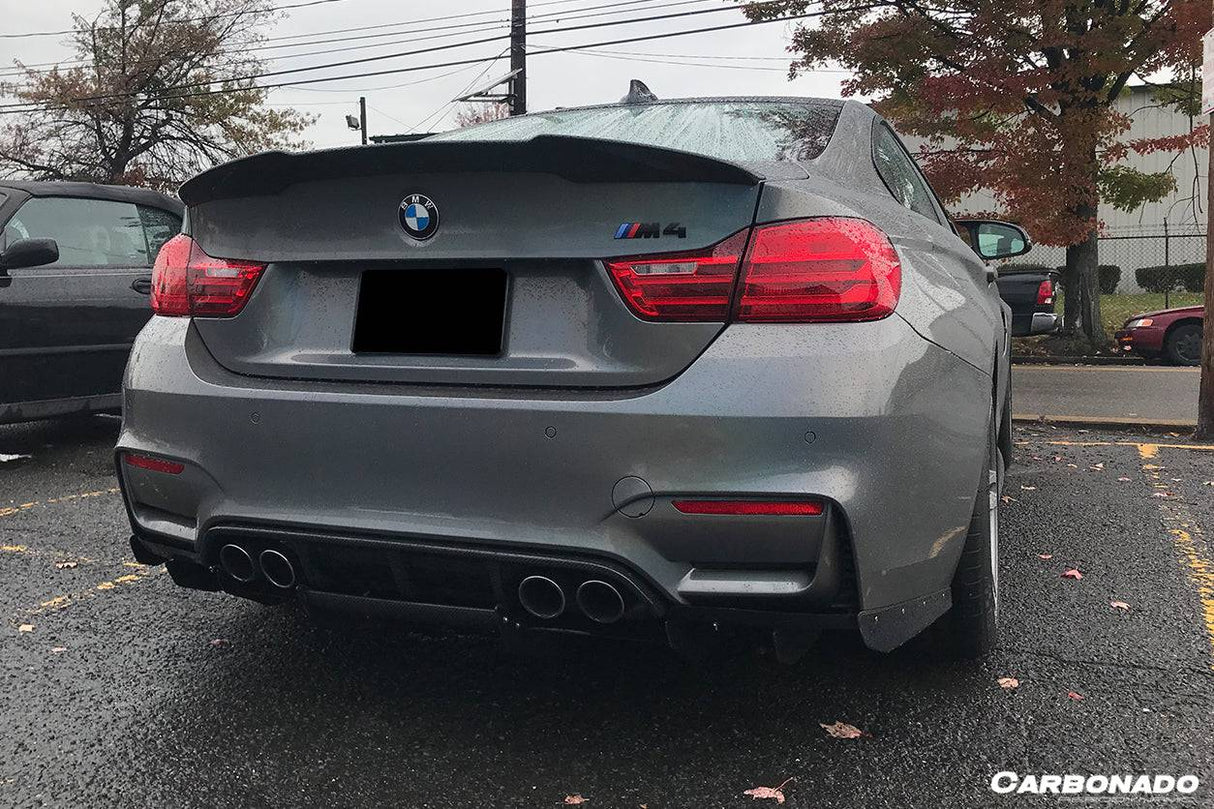 2014-2020 BMW M3 F80 M4 F82 VA Style Carbon Fiber Rear  Diffuser  Lip