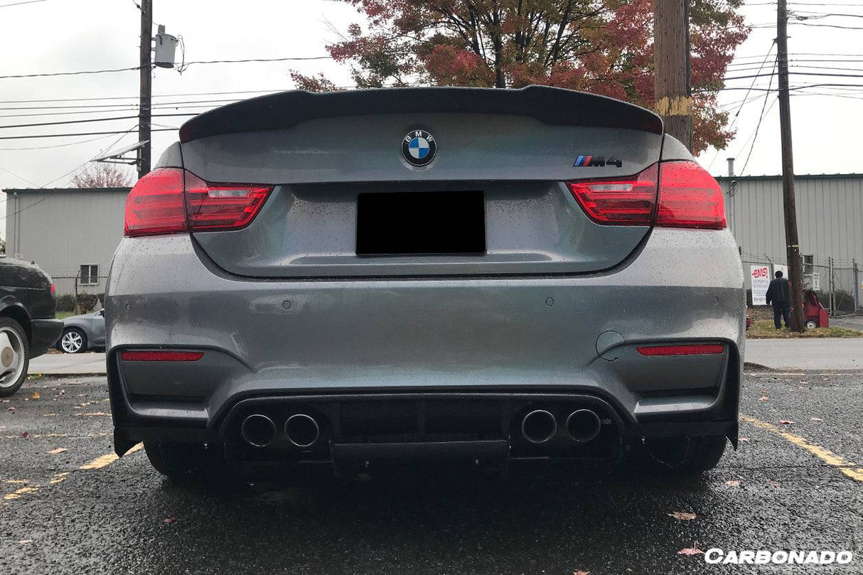 2014-2020 BMW M3 F80 M4 F82 VA Style Carbon Fiber Rear  Diffuser  Lip