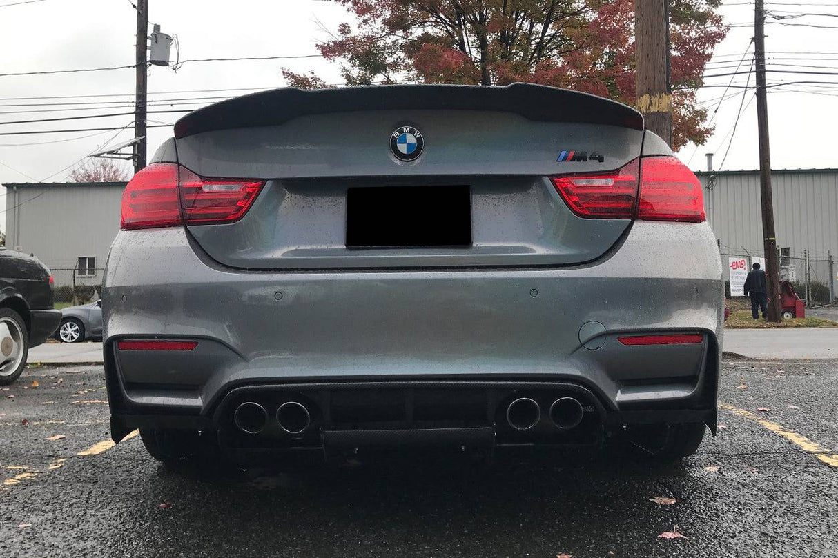 2014-2020 BMW M3 F80 M4 F82 VA Style Carbon Fiber Rear  Diffuser  Lip