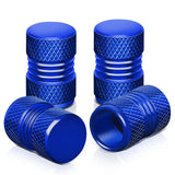 RT 024 Two Grip Top/Bottom Blue Valve Caps