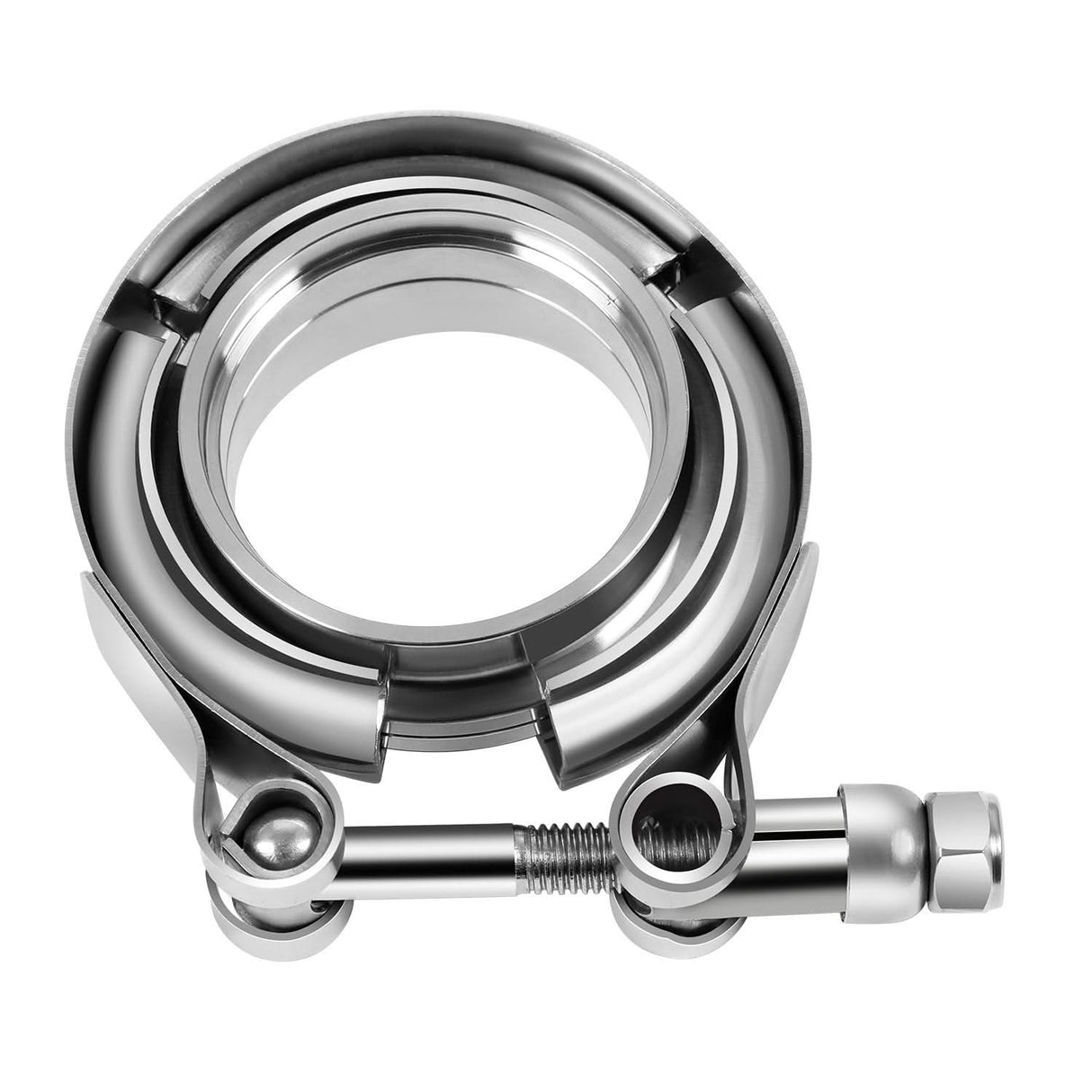 2" V-Band Clamp & Flange Set Stainless Steel Exhaust Piping