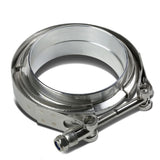 3.5" Aluminum V-Band Clamp with Flange