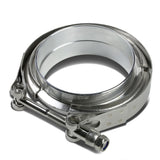 3.5" Aluminum V-Band Clamp with Flange