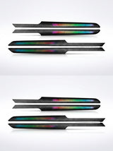 VW Passat B8 Interior 64-Color Symphony LED Ambient Light Kit with Wood Grain Style 2017 - 2021