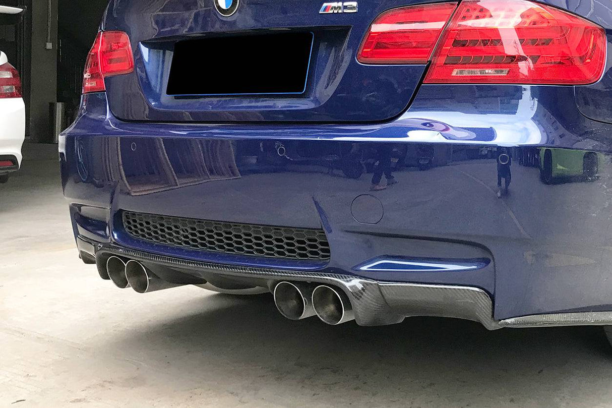 2008-2012 BMW M3 E92 E93 VA Style Carbon Fiber Rear Lip