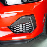 2024+ S650 Mustang GT Real Carbon Fiber Lower Side Grill Trim Cover