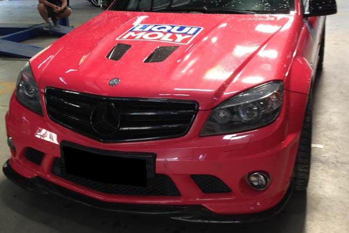 2008-2011 Mercedes Benz W204 C63 AMG BK Style HOOD