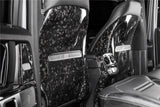 2019-2024 Mercedes Benz W464 G550 G63AMG G-Wagon Dry Carbon Fiber Seat-back Cover Replacement