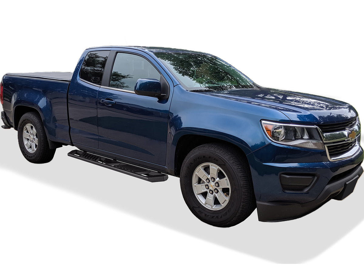 Carbon Steel Both Sides Running Board-A Series 2015-2022 Chevrolet Colorado Extended Cab\ 2015-2022 GMC Canyon Extended Cab WB03AAI8M
